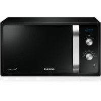 GRADE A2 - Light cosmetic damage - Samsung MS23F301EAK Black 23 Litre Freestanding Microwave Oven