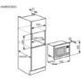 GRADE A3 - Heavy cosmetic damage - ElectrIQ 25L Frameless Built-in digital combi Microwave in Stainless Steel - 2 Year warranty