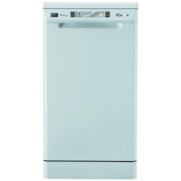 GRADE A2 - Light cosmetic damage - Candy CDP4610-80 10 Place Slimline Freestanding Dishwasher In Moonlight White