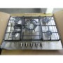 GRADE A2 - Light cosmetic damage - Baumatic BHG720SS Five Burner 70cm Wide Gas Hob - Stainless Steel