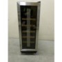 GRADE A3 - Heavy cosmetic damage - CDA FWC303BL 30 cm Freestanding Under Counter Wine Cooler - Black Glass