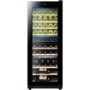 GRADE A1 - As new but box opened - Haier WS49GDB 49 Bottle Dual Zone Wine Cooler Black