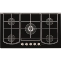 GRADE A1 - As new but box opened - AEG HG995440NB Designer Five Burner Gas-on-glass Hob in Black