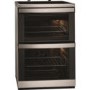 GRADE A2 - Light cosmetic damage - AEG 49332I-MN 60cm Double Oven Electric Cooker Stainless Steel