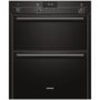 GRADE A2 - Light cosmetic damage - SIEMENS HB13NB621B iQ100 Electric Built Under Double Oven  in Black