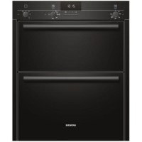 GRADE A2 - Light cosmetic damage - SIEMENS HB13NB621B iQ100 Electric Built Under Double Oven  in Black