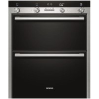 GRADE A3 - Heavy cosmetic damage - Ex-display Siemens iQ500 Electric Built Under Double Oven  in Stainless steel