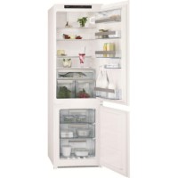 GRADE A3 - Heavy cosmetic damage - AEG SCT71800S1 Frost Free Integrated Fridge Freezer