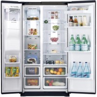GRADE A2 - Light cosmetic damage - Samsung RSH7UNSW1 H-series Side By Side Fridge Freezer with Ice and Water Dispenser in White
