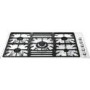 GRADE A2 - Light cosmetic damage - Smeg PGF95-4 Classic Stainless Steel Ultra Low Profile 5 Burner 87cm Gas Hob
