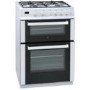 GRADE A1 - As new but box opened - iQ 60cm Double Oven Gas Cooker - White