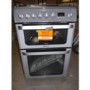 GRADE A3 - Heavy cosmetic damage - Hotpoint HUD61GS Ultima 60cm Double Oven Dual Fuel Cooker - Graphite