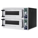 1F012044 Hostek Nevo 44 Premium Italian Made Twin Deck Pizza Oven Up To 8 x 13" Pizza. Up To 450C. Electric Single Phase 9.4kW