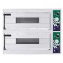HOSTEK NEVO 44 Twin Deck Pizza Oven Up To 8 x 13" Pizza. Electric Single Phase 9.4kW. Made In Italy