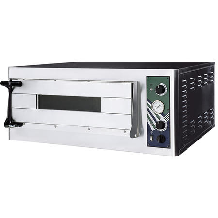 Hostek Nevo 4 MAXI Premium Italian Manufactured Large Single Deck Pizza 4 x 14" Pizza. 6kW Electric Single Phase. Up To 450C