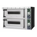 1F012450 Hostek Nevo 2/50 PLUS Premium Italian Made Twin Deck Pizza Oven 2 x 18" Pizza or 8 x 8" Pizza. Up To 450C. Electric Single Phase 8kW