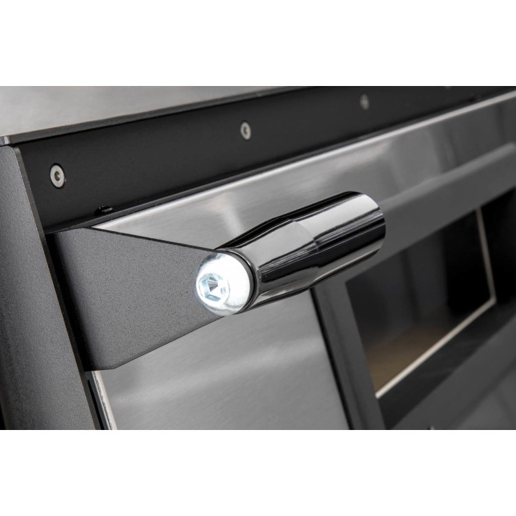 Hostek Estra 44 Superior Italian Manufactured Large Twin Deck Electric Pizza Oven 8 x 14" Pizza. Up To 450C. Single Phase 12kW