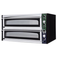 Hostek Optima 99 WIDE Superior Extra Large Twin Deck Pizza Oven Capacity 18 x 14" Pizza. Up To 450C. Electric Single Phase 26.4kW. Made In Italy