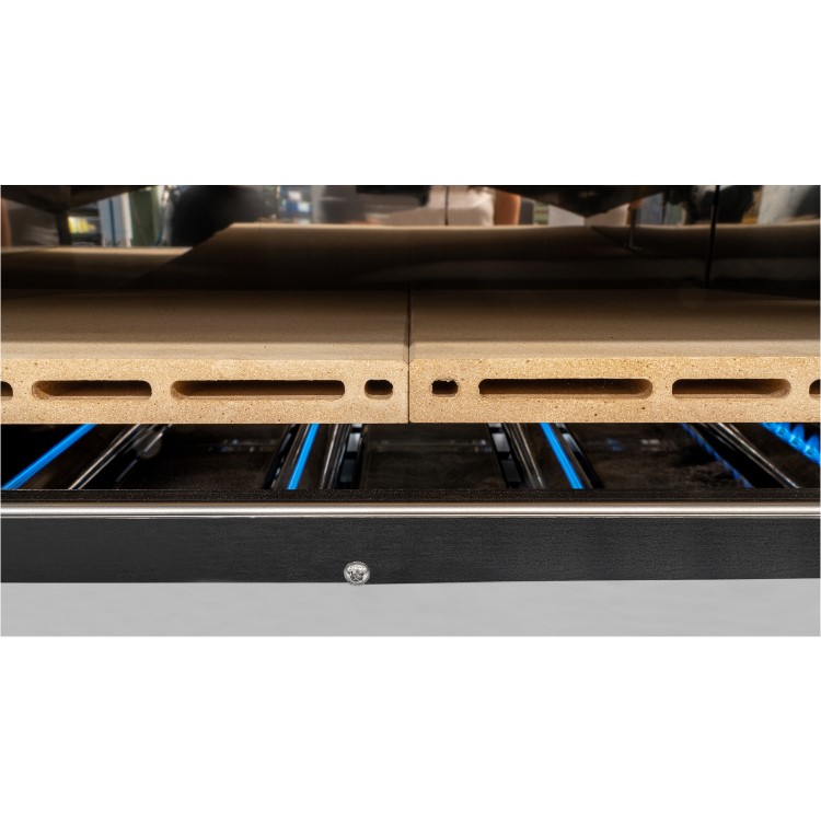 Hostek Alfa GAS XL 4 Premium Italian Manufactured Large Single Deck Gas Pizza Oven 4 x 14" Pizza. 61000 BTU - 18kW. Up To 450C