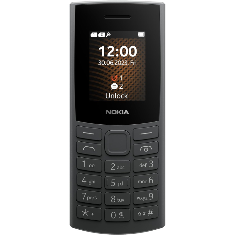 Nokia 105 4G 2024 1.8" 128MB 4G Unlocked & SIM Free Mobile Phone