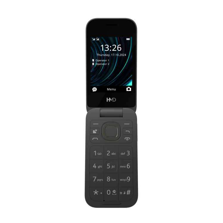 HMD 2660 Flip Cosy Black 2.8" 4G Unlocked & SIM Free Smartphone