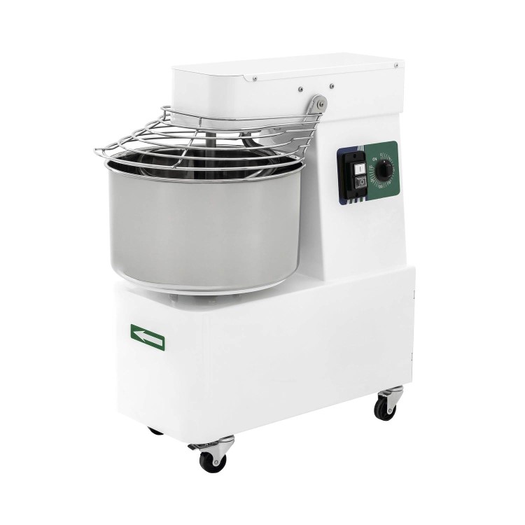 HOSTEK MIXA 10 Spiral Mixer 10ltr Bowl - 8kg Dough With Timer and Castors. 35kg/hr Made In Italy. 13amp Plug
