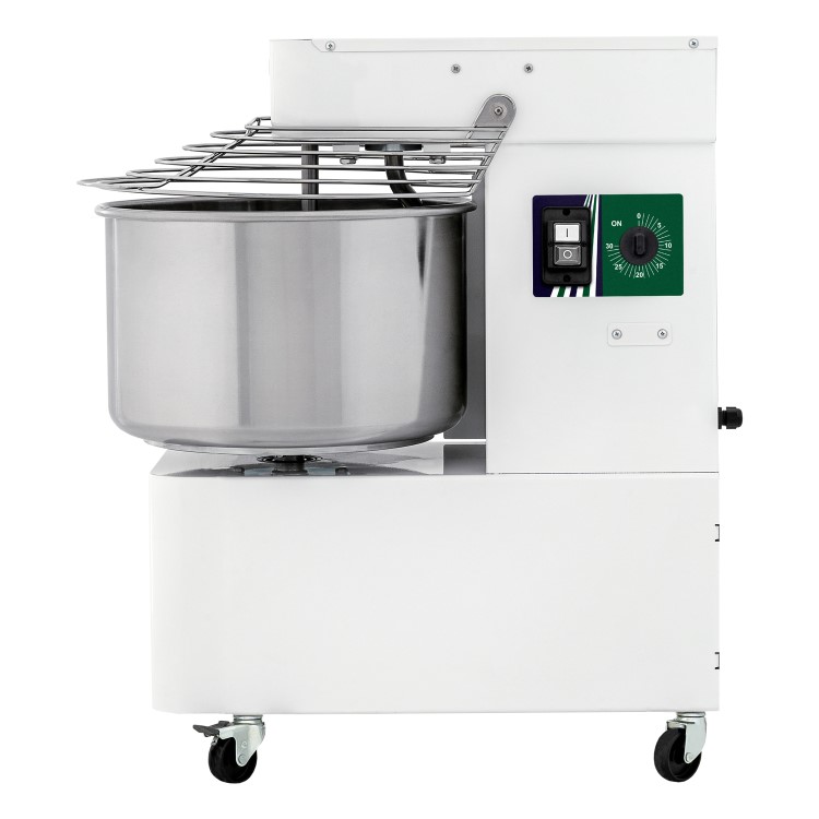 HOSTEK MIXA 10 Spiral Mixer 10ltr Bowl - 8kg Dough With Timer and Castors. 35kg/hr Made In Italy. 13amp Plug
