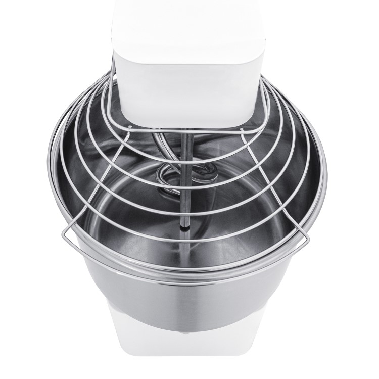 HOSTEK MIXA 10 Spiral Mixer 10ltr Bowl - 8kg Dough With Timer and Castors. 35kg/hr Made In Italy. 13amp Plug