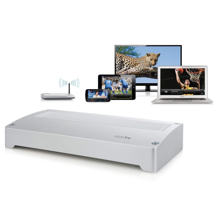 Elgato EyeTV Netstream 4Sat network tuner for DVB-S2 with hardware transcoding 1SI108101000