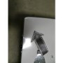 GRADE A3 - Heavy cosmetic damage - GRADE A2 - Light cosmetic damage - CDA CCA5SI 525mm wide Canopy Cooker Hood Silver