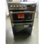 GRADE A2 - Light cosmetic damage - Hotpoint HUG61X Ultima 60cm Double Oven Gas Cooker - Stainless Steel