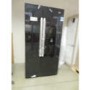 GRADE A3 - Heavy cosmetic damage - Beko ASD241B Black American Fridge Freezer With Non-plumbed Water Dispenser