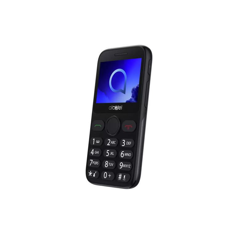 Alcatel 20.19 Black 2.4" 2G Easy-to-Use Unlocked & SIM Free Mobile Phone
