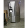GRADE A3 - Heavy cosmetic damage - Samsung RFG23UERS1 G-series 3-door Large Capacity Freestanding Fridge Freezer - Real Stainless Steel