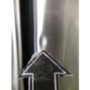 GRADE A3 - Heavy cosmetic damage - Samsung RFG23UERS1 G-series 3-door Large Capacity Freestanding Fridge Freezer - Real Stainless Steel