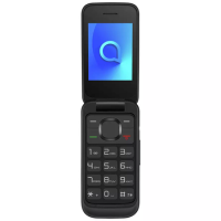 Alcatel 20.53 Black 2.4" 2G Easy-to-use Flip Phone Unlocked & SIM Free Mobile Phone