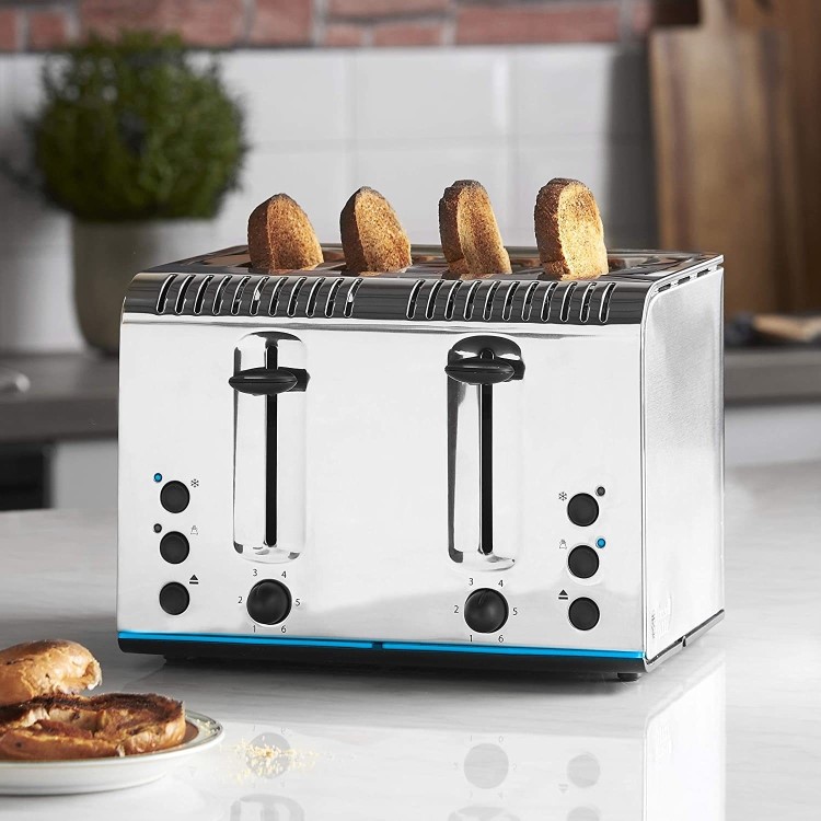 Russell Hobbs 20750 Buckingham 4 Slice Toaster - Stainless Steel
