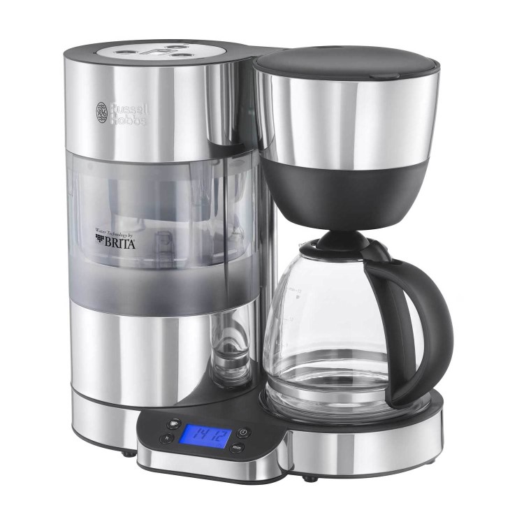 Russell Hobbs 20770 10 Cup Purity Coffee Maker with Timer - Silver/Black