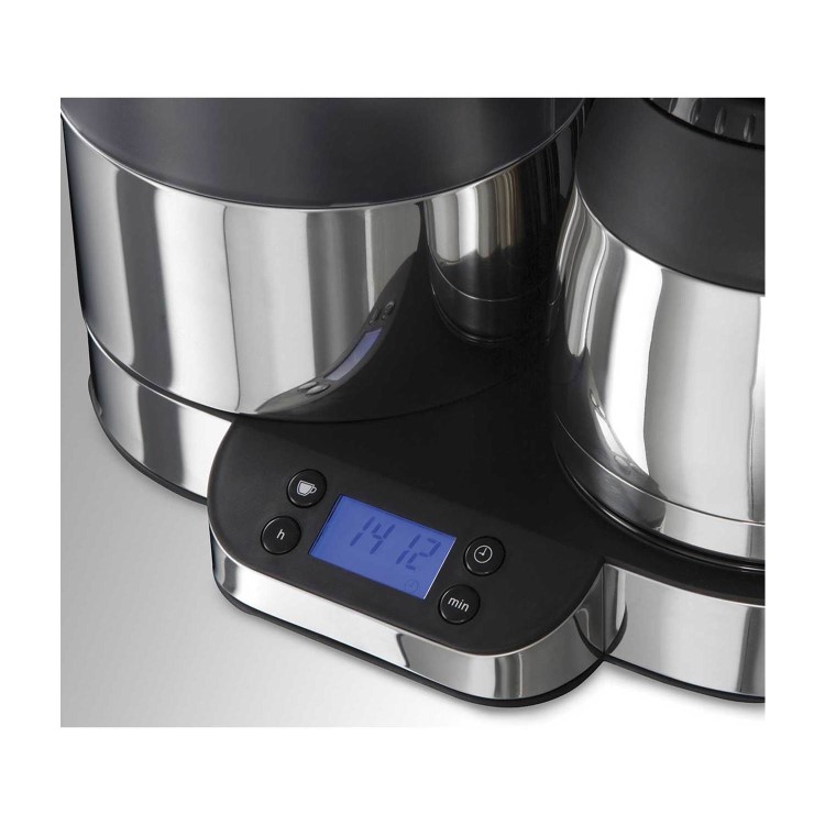 Russell Hobbs 20770 10 Cup Purity Coffee Maker with Timer - Silver/Black