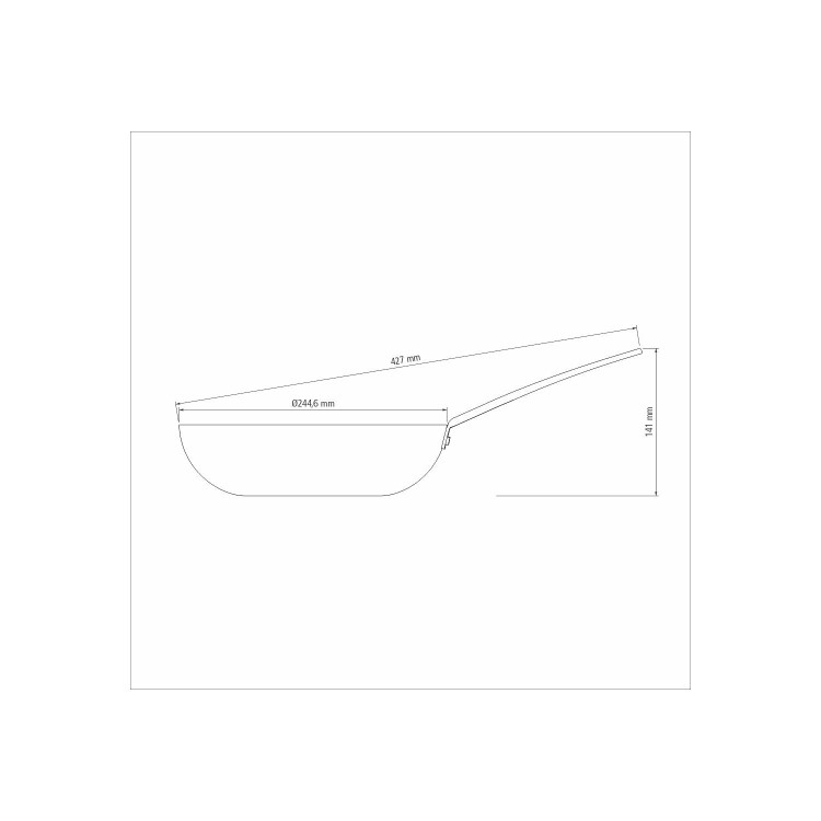 Tramontina 24cm BBQ Wok - 2.2L