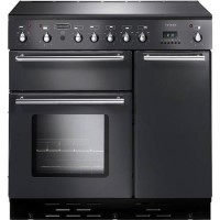 Rangemaster Toledo Ceramic 90cm Electric Range Cooker in Gunmetal