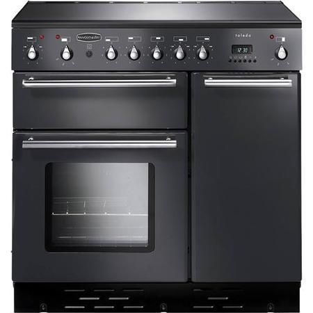 Rangemaster Toledo Induction 90cm Electric Range Cooker in Gunmetal Grey
