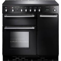 Rangemaster Toledo Induction 90cm Electric Range Cooker in Gloss Black