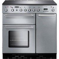 Rangemaster Toledo 90cm Electric Range Cooker With Induction Hob - Stainless Steel