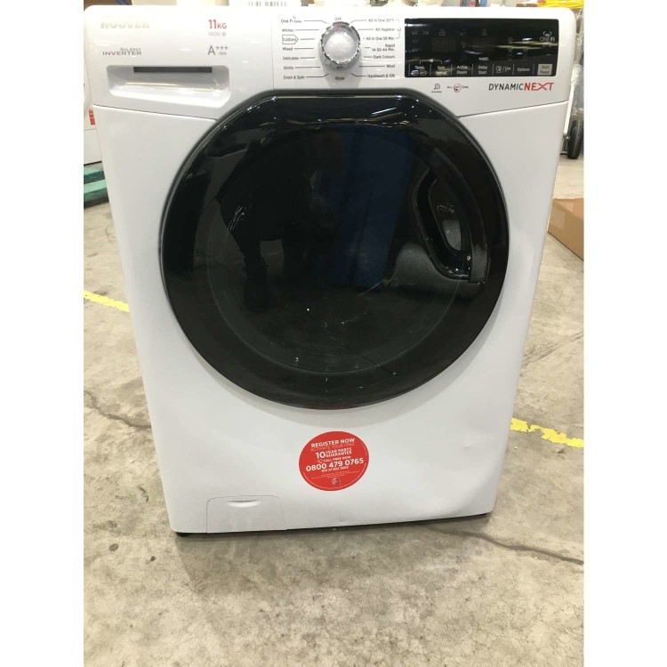 Refurbished Grade A3 - Hoover Dynamic DWOA411AHLFN8 WiFi-enabled 11 kg 1400 Spin Freestanding Washing Machine - White