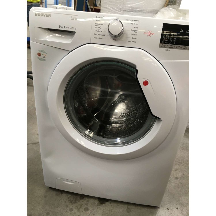 Refurbished Grade A3 - Hoover DHL 1492D3 NFC 9 kg 1400 Spin Washing Machine - White