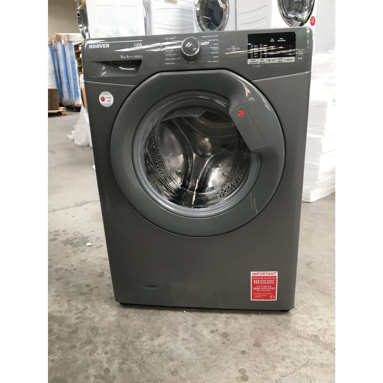 Refurbished Grade A3 - Hoover Link DHL 1492DR3R NFC 9kg 1400rpm Washing Machine - Graphite