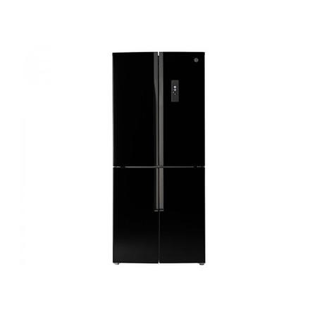 Large black american discount fridge freezer