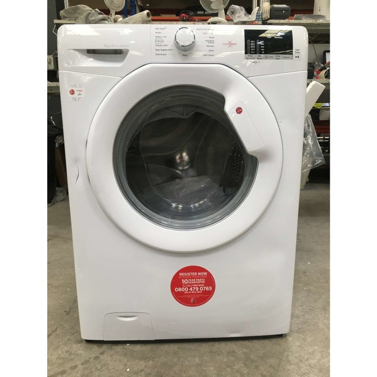 Refurbished Grade A3- Hoover HL 1682D3/1-80 NFC 8 kg 1600 Spin Freestanding Washing Machine - White