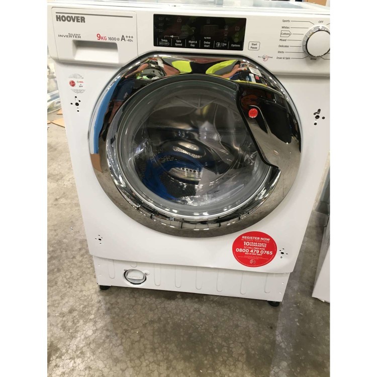 Refurbished Grade A3 - Hoover H-WASH 500 HBWM 916TAHC-80 Integrated 9 kg 1600rpm Washing Machine